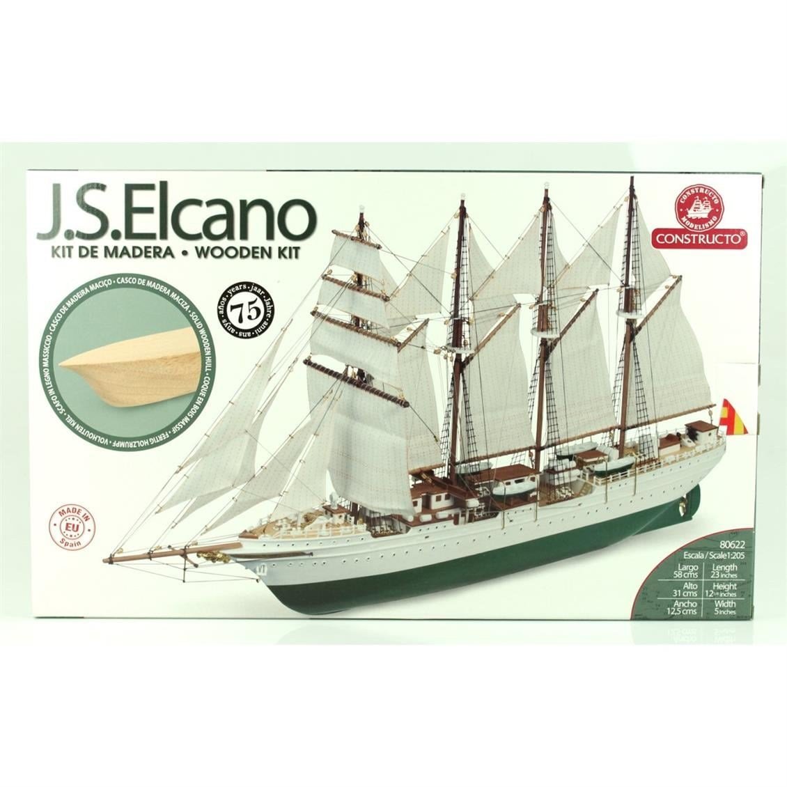 Constructo 80622 1/205 Ölçek, Ölçek, J. S. Elcano, Ahşap Tekne Kiti