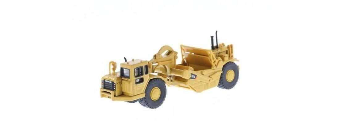 Diecast Masters 85134 1/87 Ölçek, Cat 627G Tekerlekli Sıyırıcı, Sergilemeye Hazır Metal İş Makinası Modeli