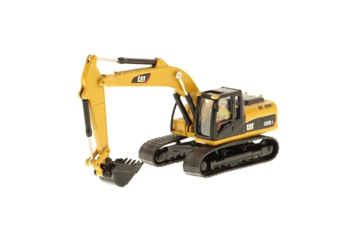 Diecast Masters 85262 1/87 Ölçek, Cat 320D L Ekskavatör, Sergilemeye Hazır Metal İş Makinası Modeli