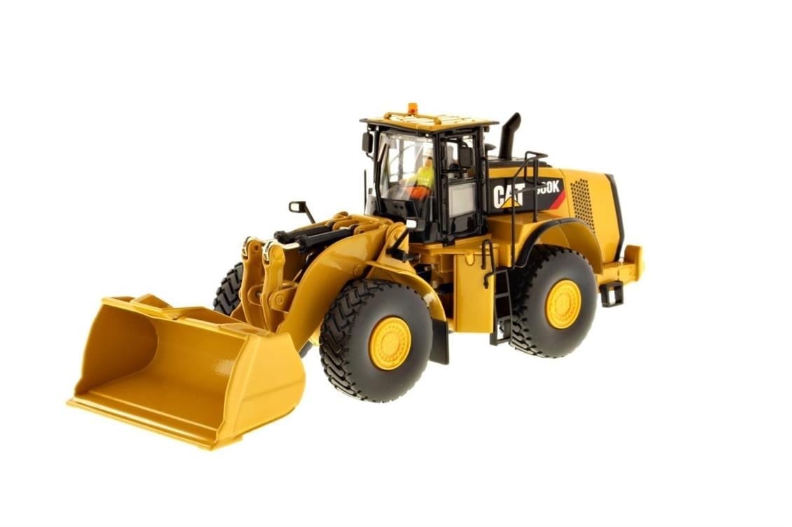 Diecast Masters 85289 1/50 Ölçek, Cat 980K Aparatlı Loder, Sergilemeye Hazır Metal İş Makinası Modeli