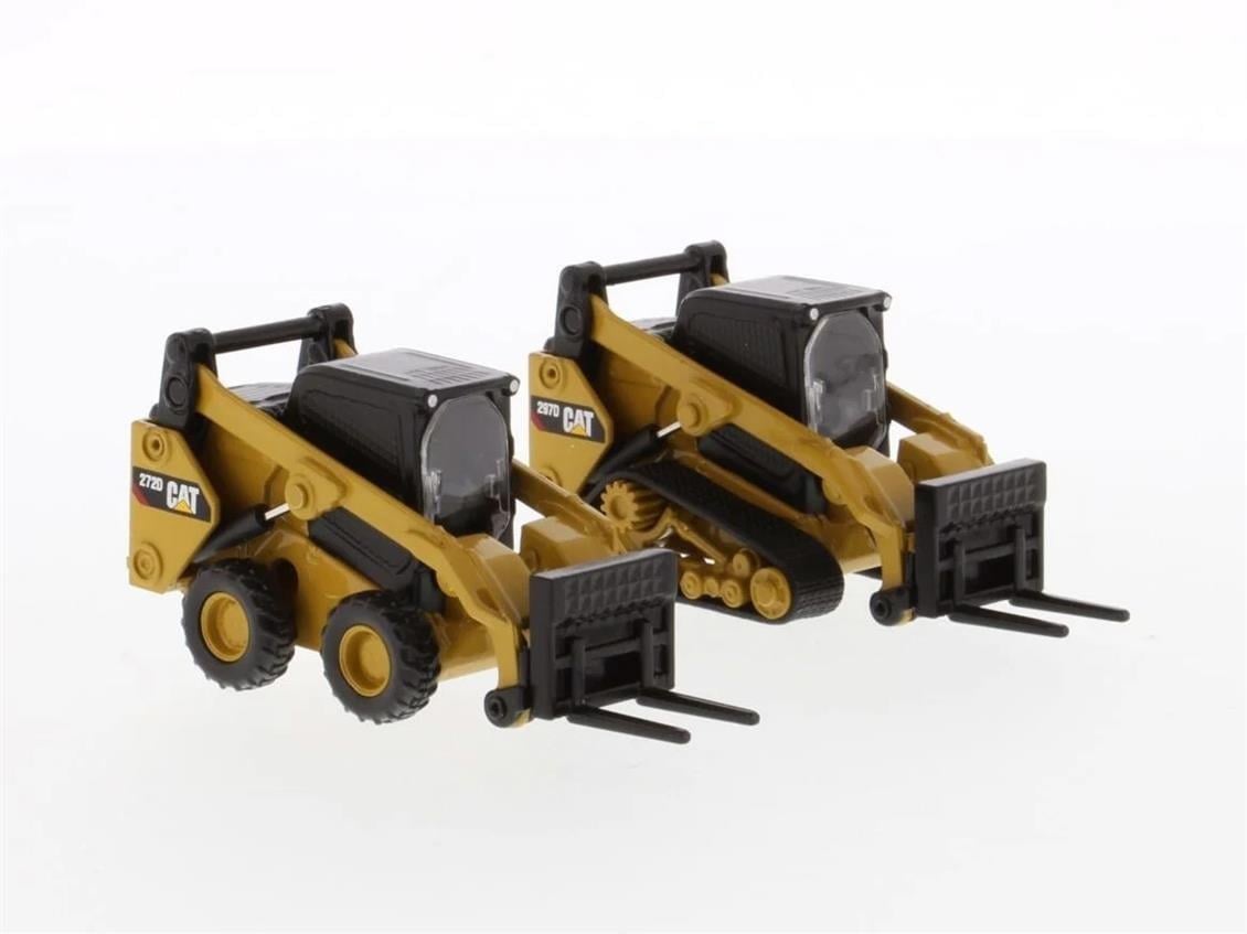 Diecast Masters 85693 1/64 Ölçek, Cat 272D2 ve Cat 297D2 Kombine Yükleyiciler, 2 adet,