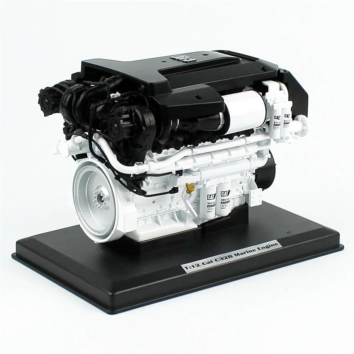 Diecast Masters 85707 1/12 Ölçek, Cat C32B Gemi Motoru, Sergilemeye Hazır Metal İş Makinası Modeli