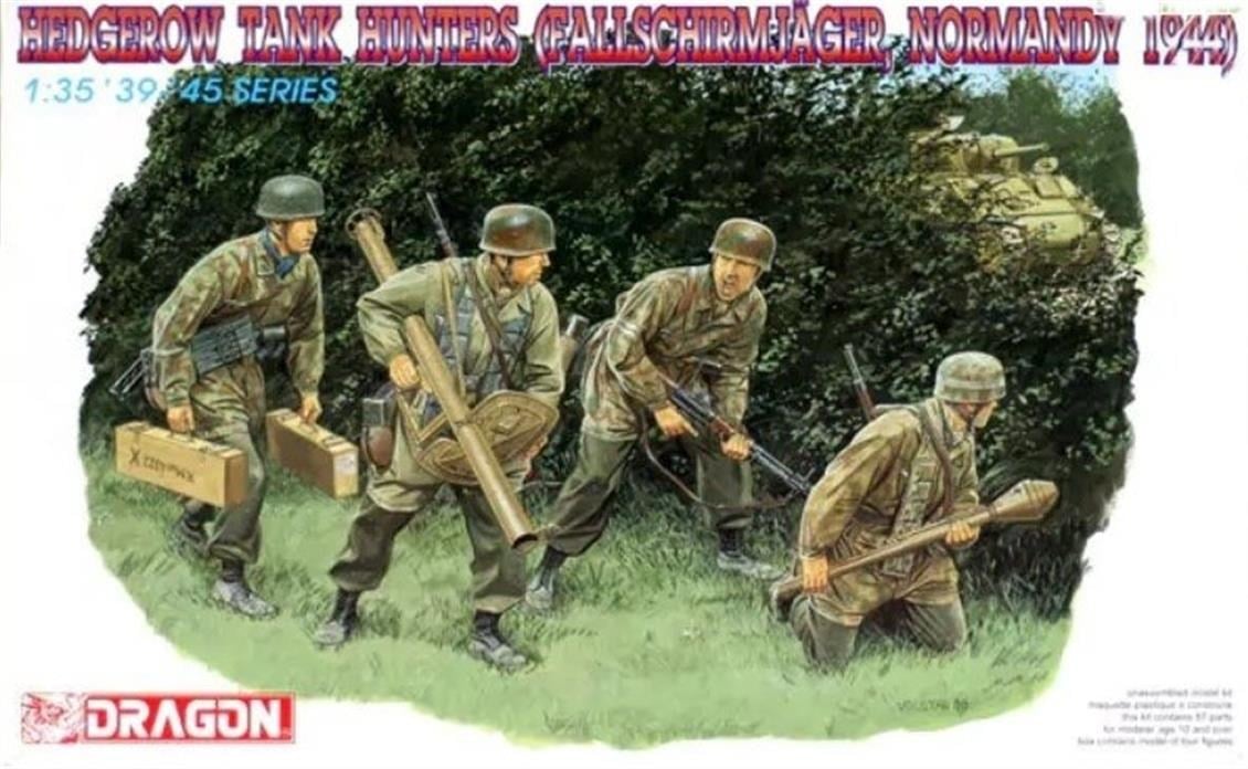 Dragon 6127 1/35 Ölçek, Hedgerow Tank Avcıları (Normandy 1944) Asker Figürleri Plastik Model Kiti