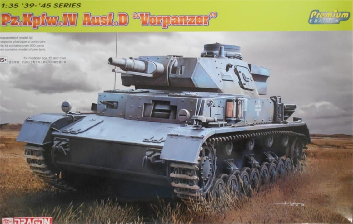 Dragon 6981 1/35 Ölçek, Pz.Kpfw.IV Ausf.D (Vorpanzer) Tankı Plastik Model Kiti