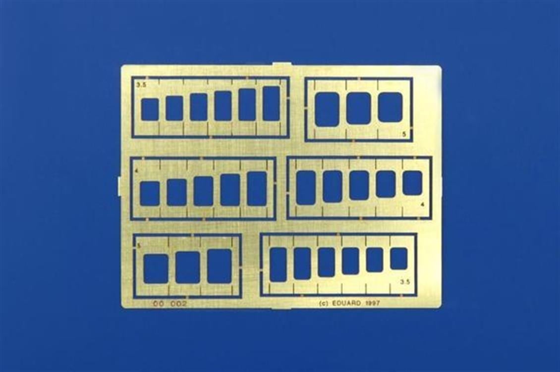 Eduard 00002 Oblongs & Square Stencils For