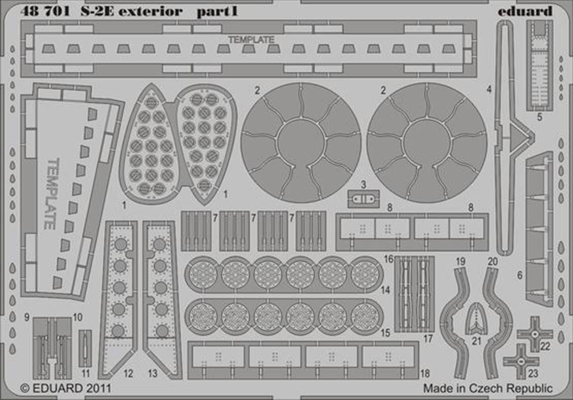 Eduard 48701 1/48 Ölçek, S-2E Exterior For Kınetıc Maket