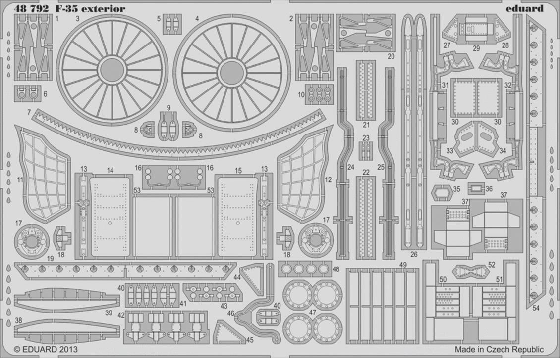 Eduard 48792 1/48 Ölçek, F-35B Exterior For Kitty Hawk