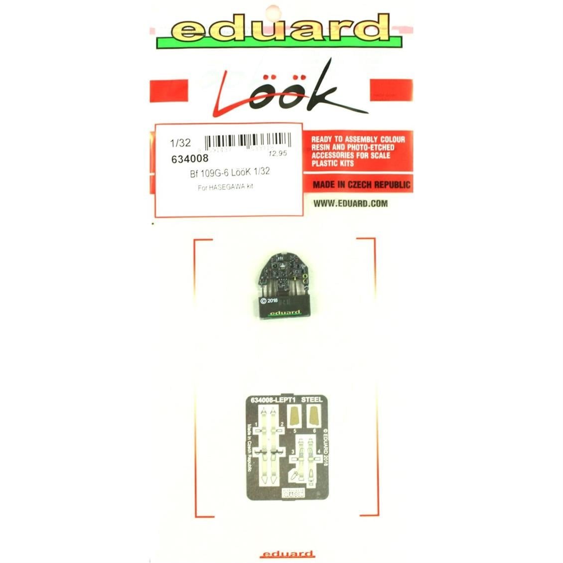 Eduard 634008 1/32 Ölçek, Bf 109 G-6 Löök Kokpit
