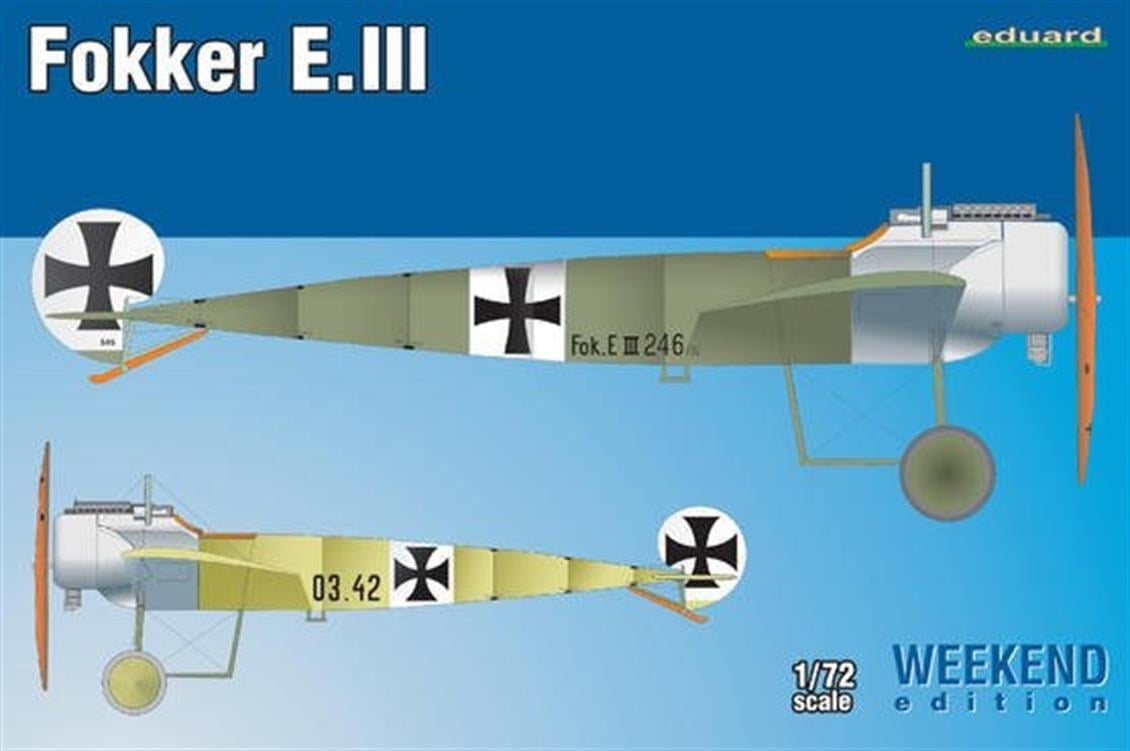 Eduard 7444 1/72 Ölçek, Fokker E.III Uçak Maketi