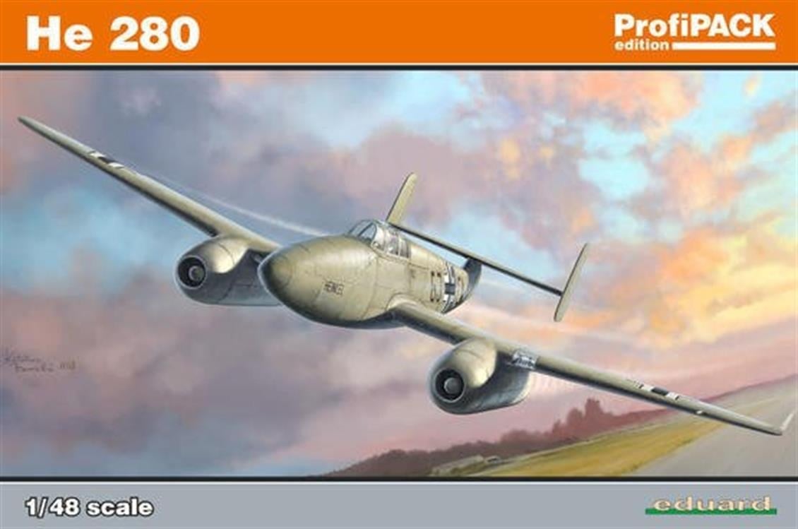 Eduard 8068 1/48 Ölçek, He 280 Uçak Maketi