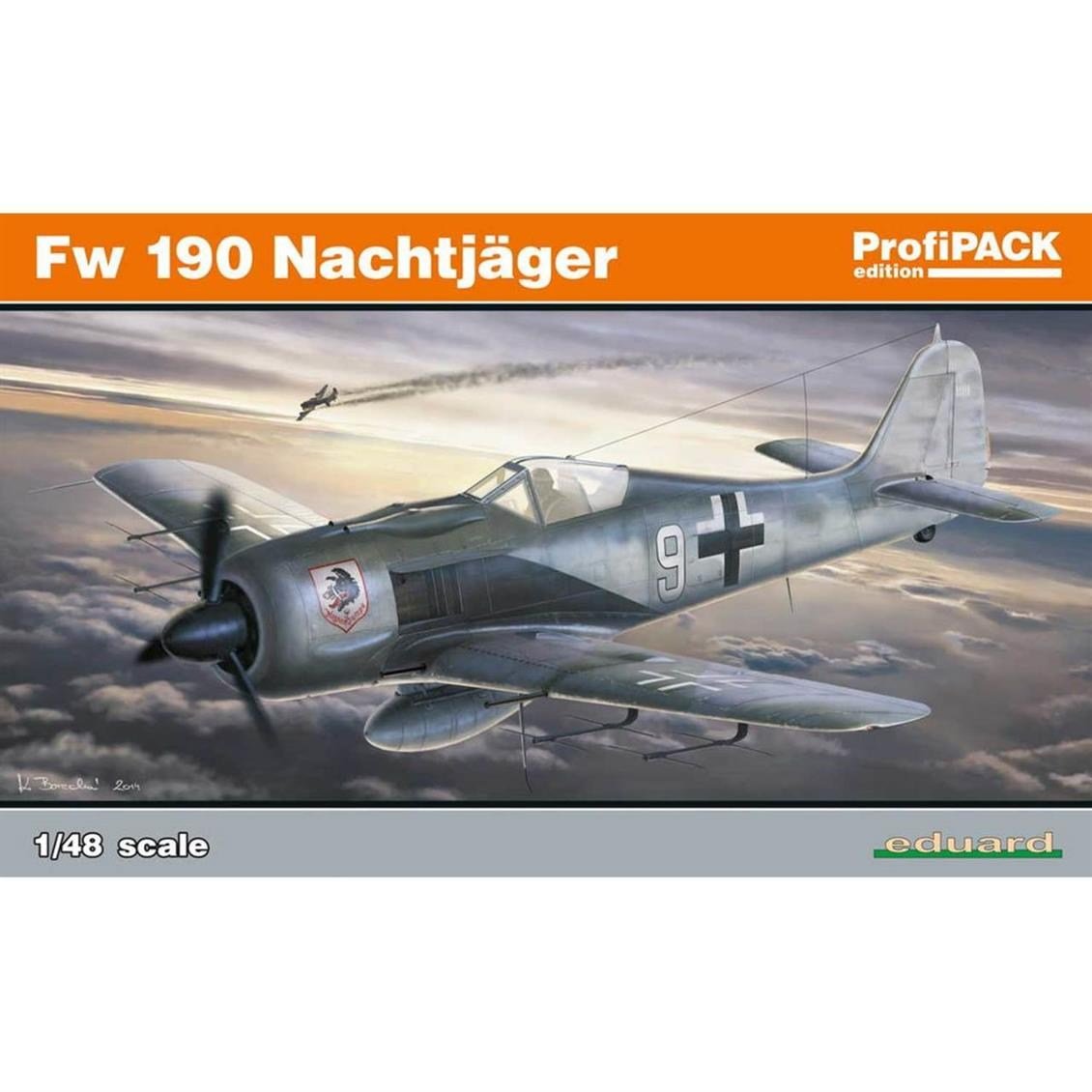 Eduard 8177 1/48 Ölçek, Fw 190A Nachtjäger Uçak Maketi