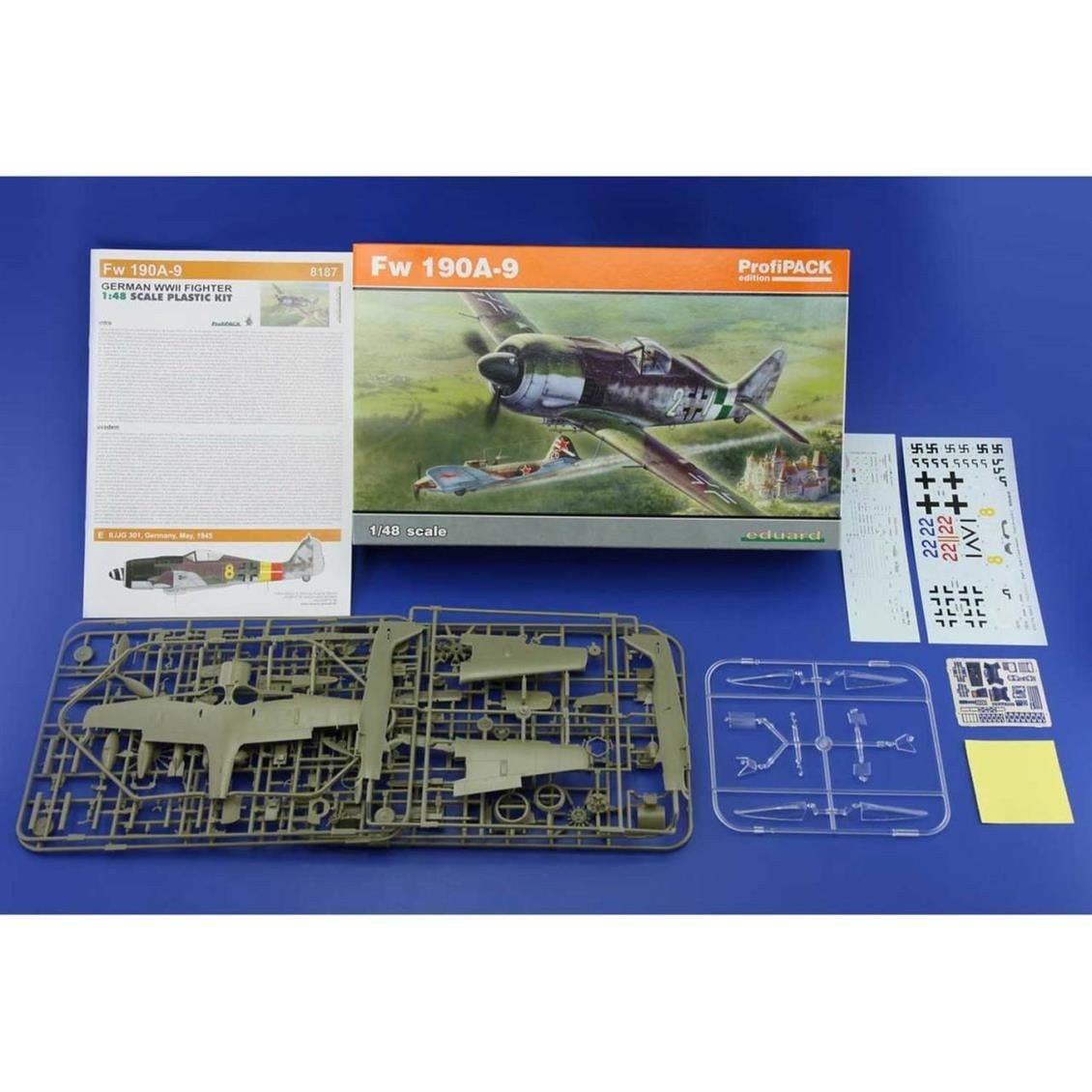 Eduard 8187 1/48 Ölçek, Fw 190A-9 Uçak Maketi