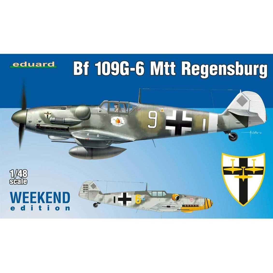 Eduard 84143 1/48 Ölçek, Bf 109G-6 Mtt Regensburg Uçak Ma