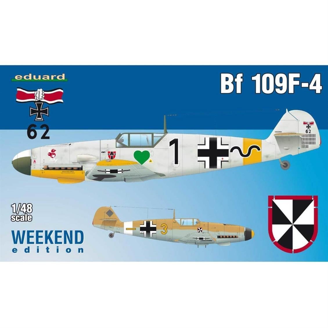 Eduard 84146 1/48 Ölçek, Bf 109F-4 Uçak Maketi