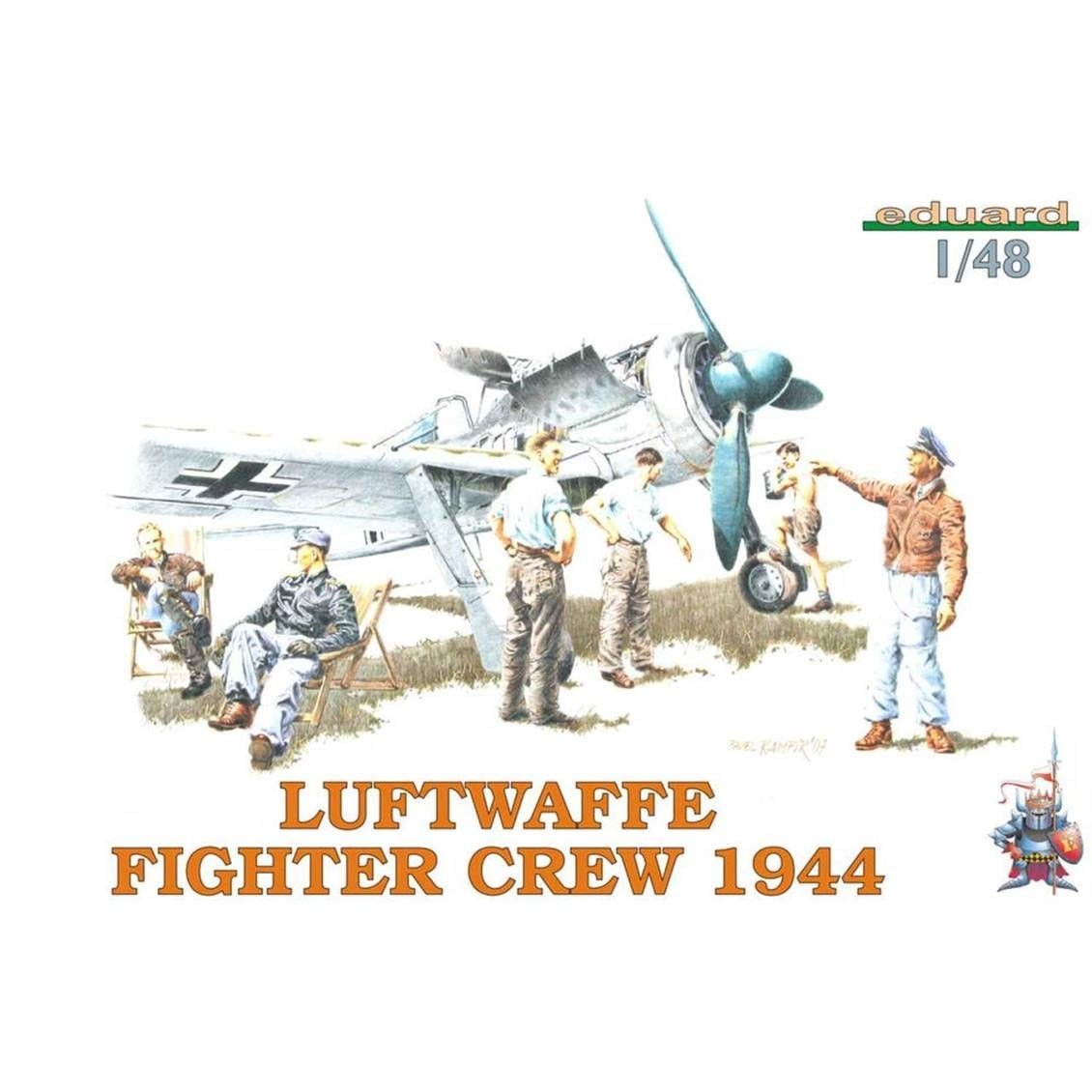 Eduard 8512 1/48 Ölçek, Luftwaffe Fıghter Crew 1944 Figür