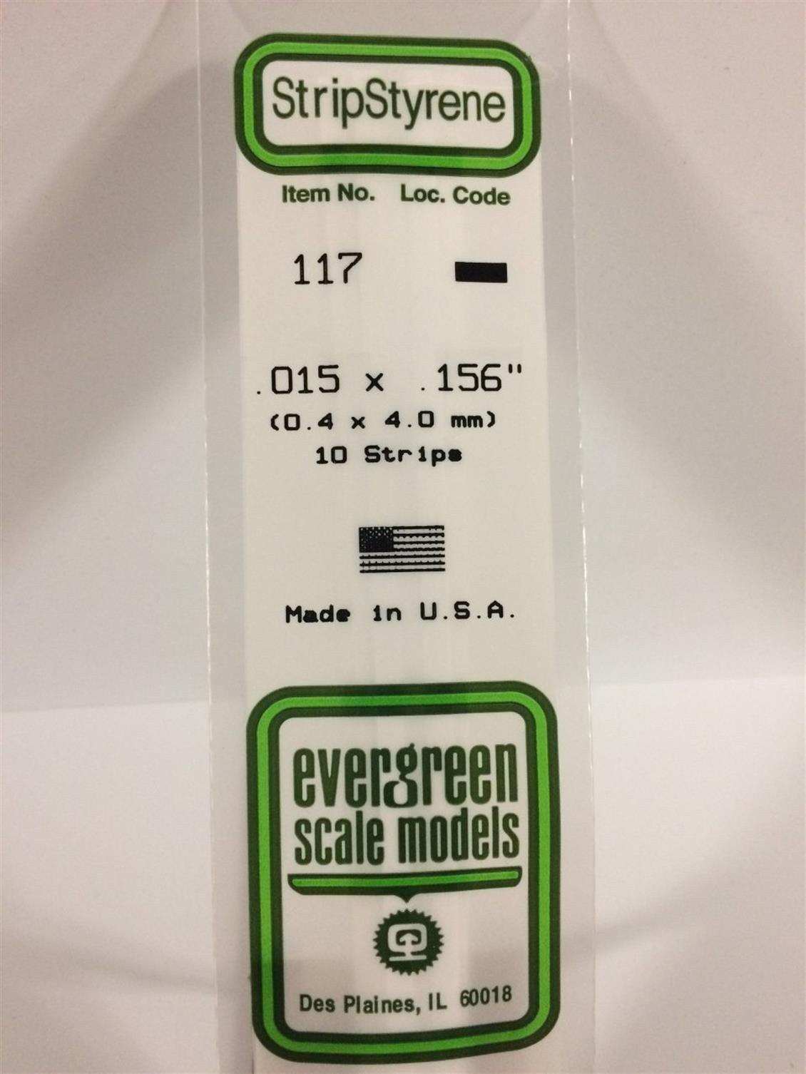 Evergreen 117 0,40*4,00*355 Mm Köşeli Çubuk-10 Adet -Beyaz