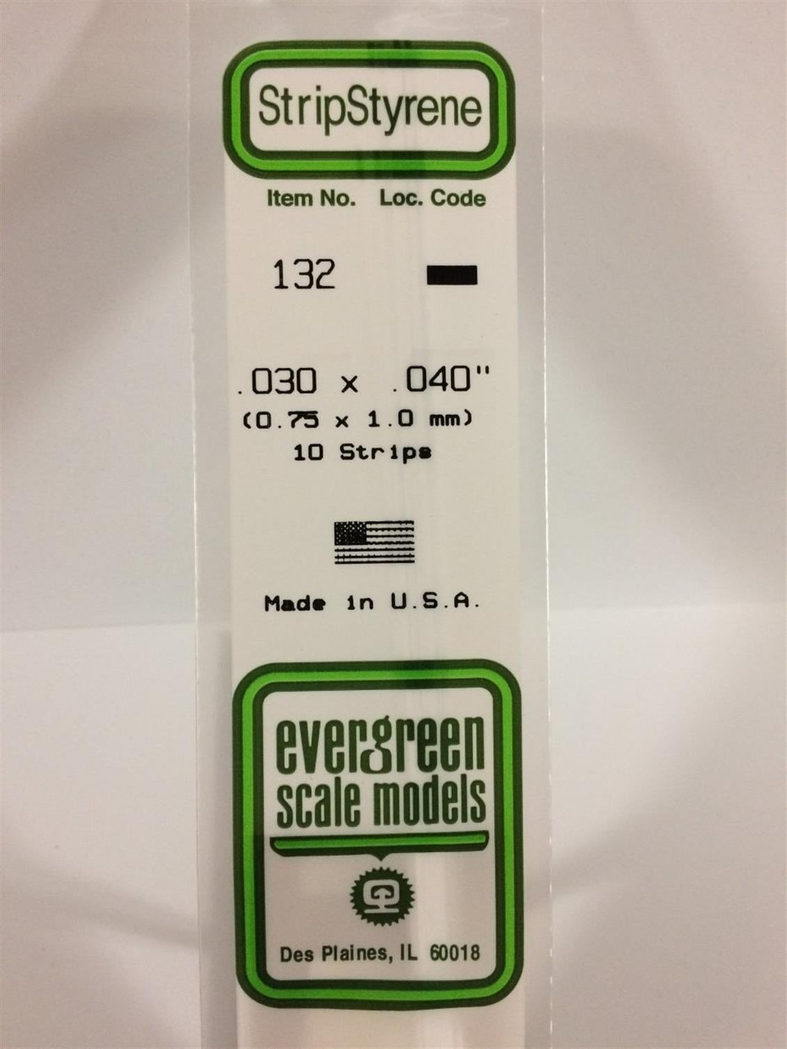 Evergreen 132 0,75*1,00*355 Mm Köşeli Çubuk-10 Adet -Beyaz