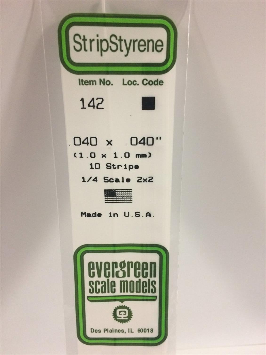 Evergreen 142 1,00*1,00*355 Mm Köşeli Çubuk-10 Adet -Beyaz