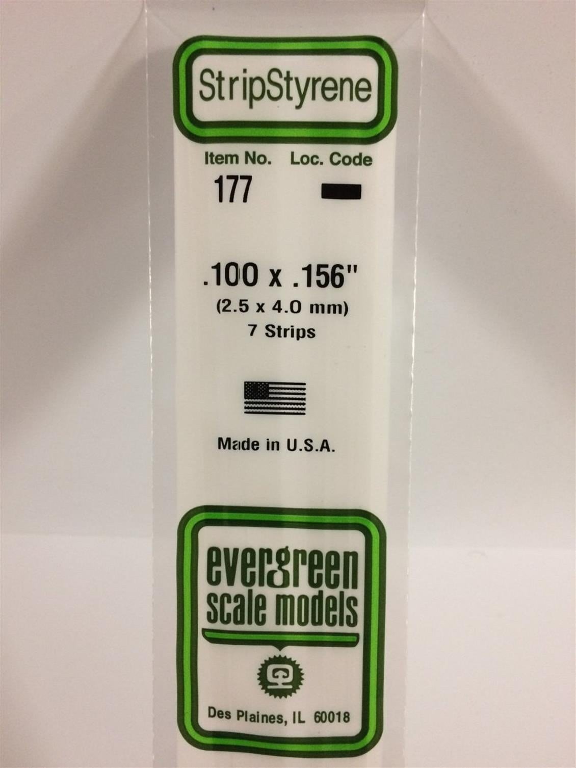 Evergreen 177 2,5*4,00*355 Mm Köşeli Çubuk-7 Adet -Beyaz