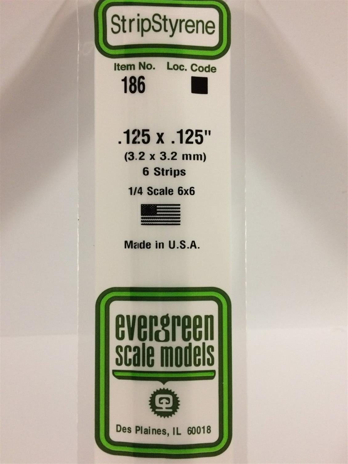Evergreen 186 3,20*3,20*355 Mm Köşeli Çubuk-6 Adet -Beyaz