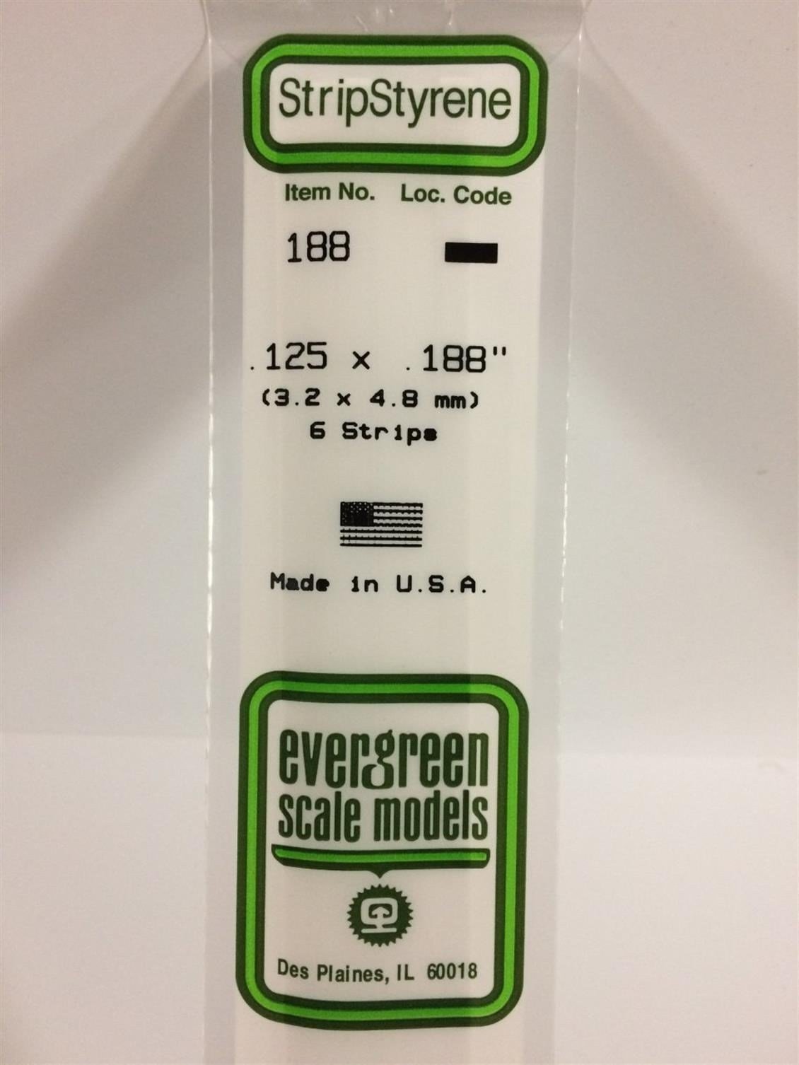 Evergreen 188 3,20*4,80*355 Mm Köşeli Çubuk-6 Adet -Beyaz