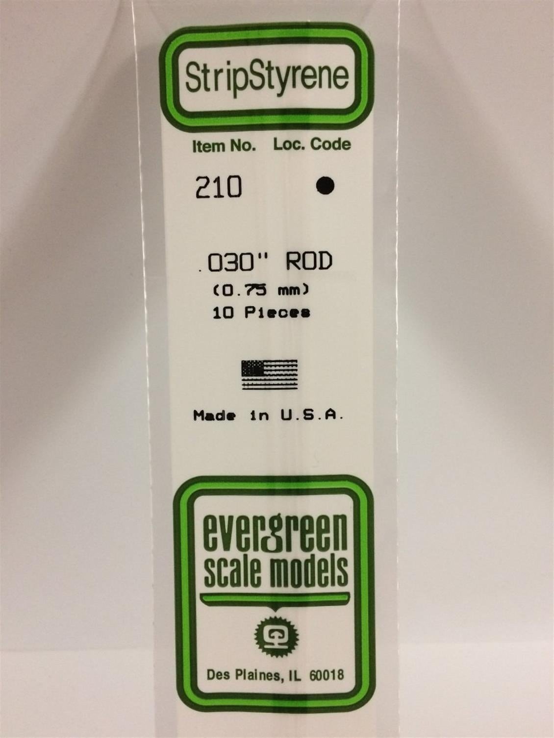 Evergreen 210 0,75*355Mm Yuvarlak Cubuk-10 Adet -Beyaz