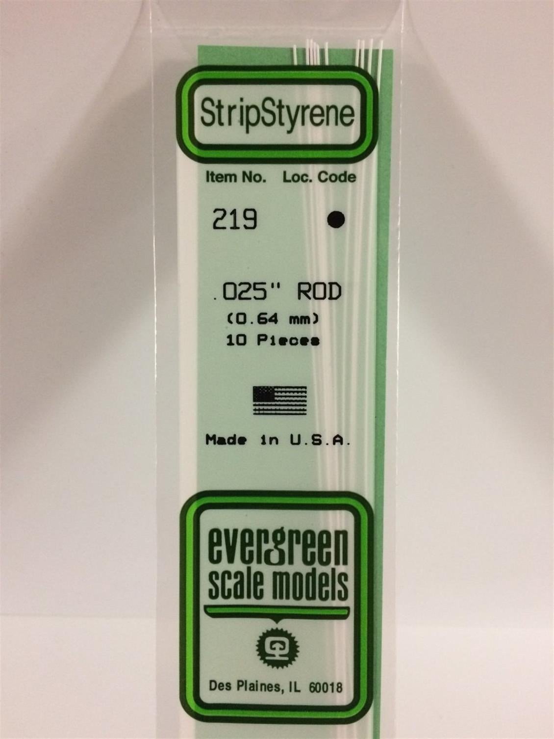 Evergreen 219 0,64*355Mm Yuvarlak Cubuk-10 Adet -Beyaz