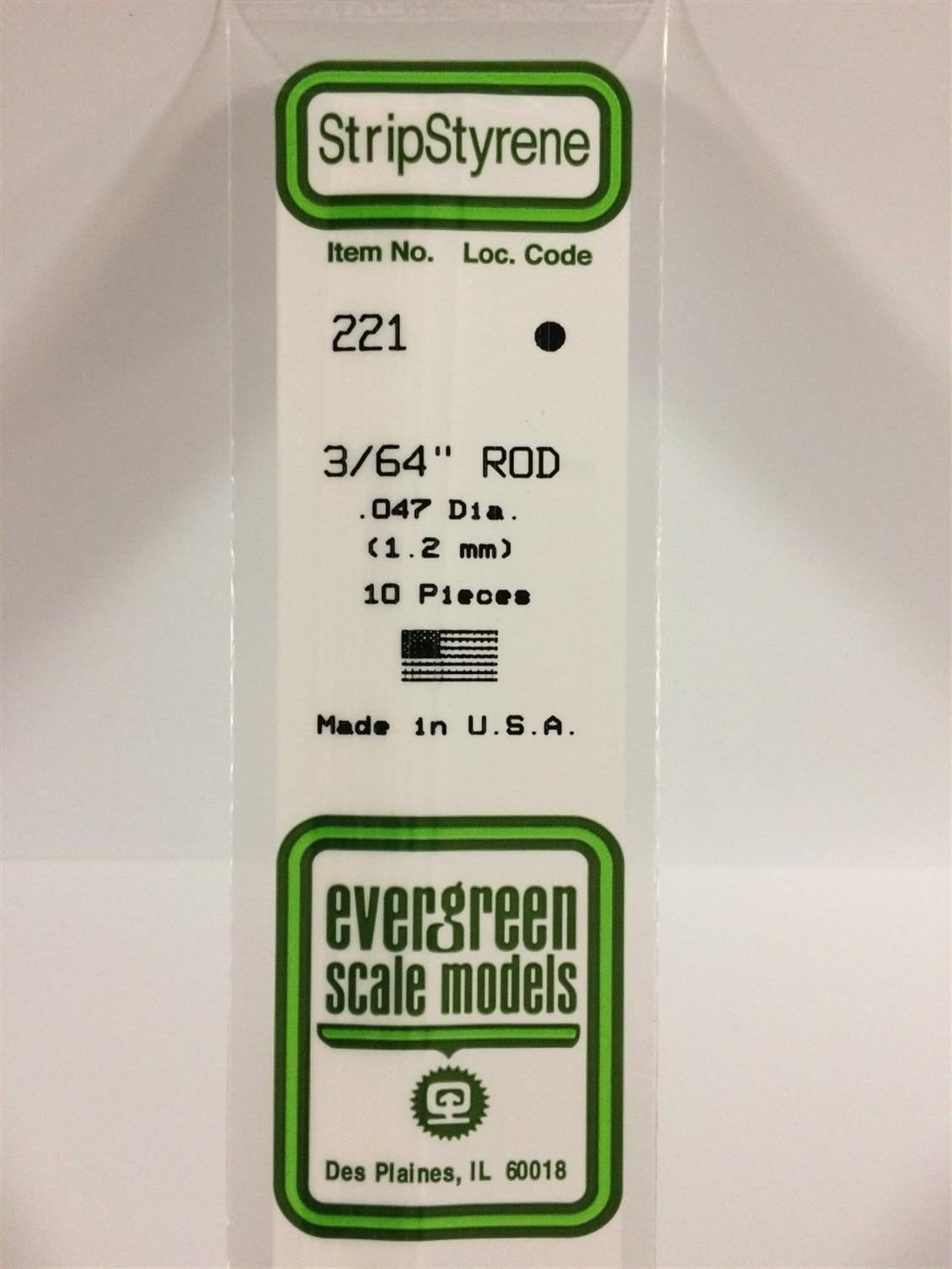 Evergreen 221 1,20*355Mm Yuvarlak Cubuk-10 Adet -Beyaz