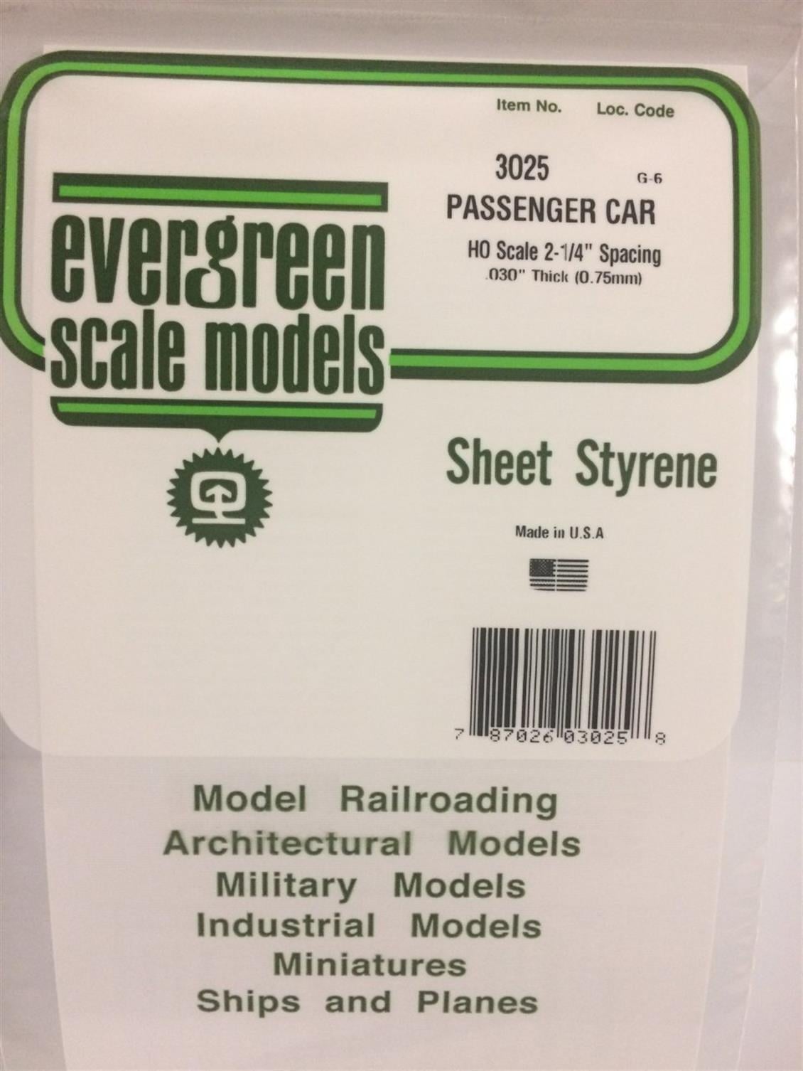 Evergreen 3025 150*300Mm Konteynır Kaplama-Ho Scale-0,75Mm T
