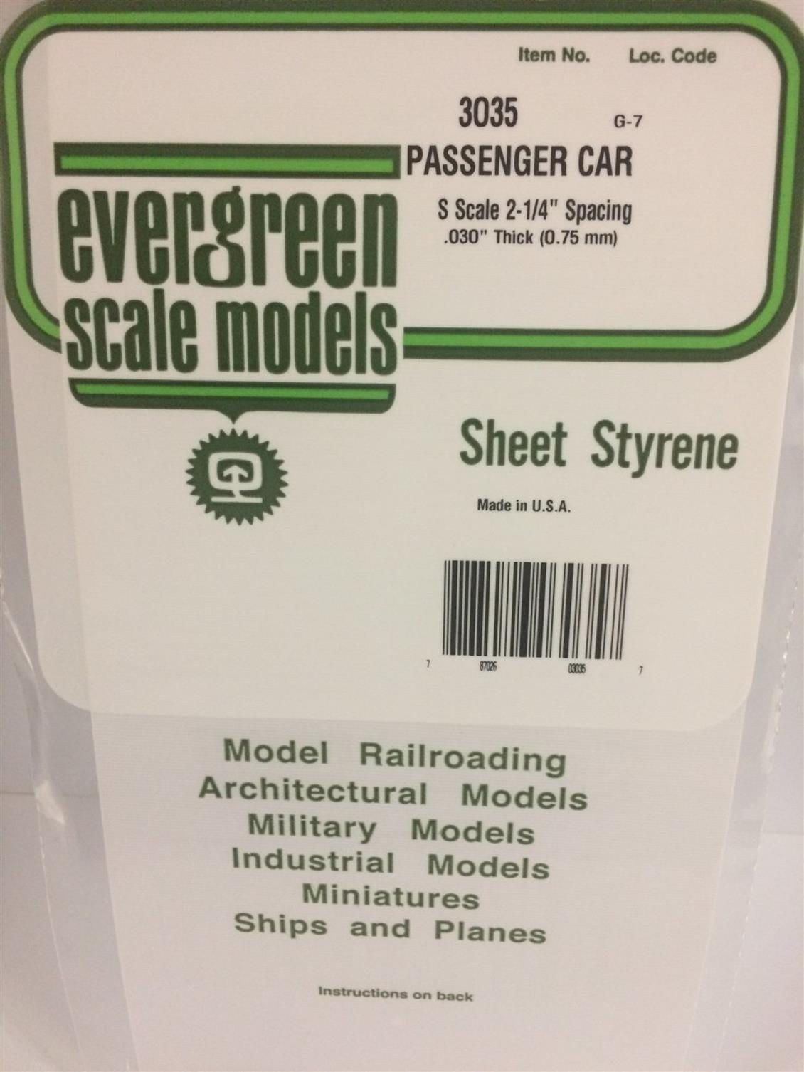 Evergreen 3035 150*300Mm Konteynır Kaplama-S Scale-0,75Mm Th