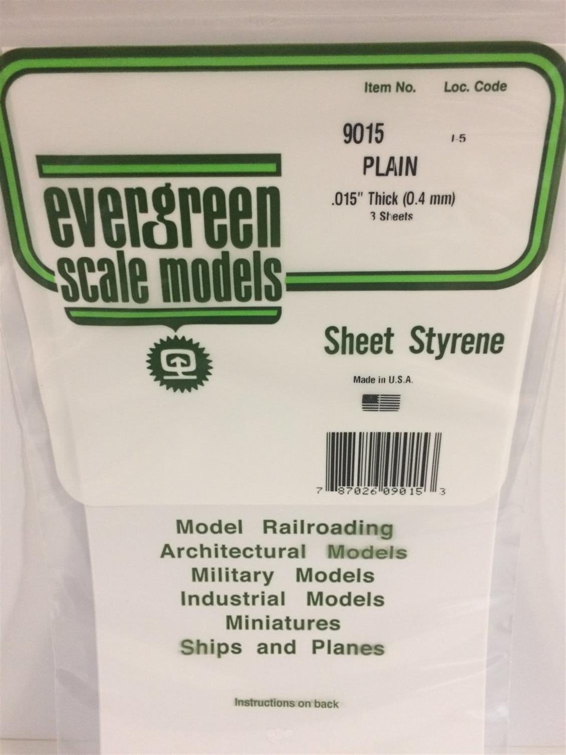 Evergreen 9015 0,40*150*300Mm Duz Levha - Beyaz-3 Adet