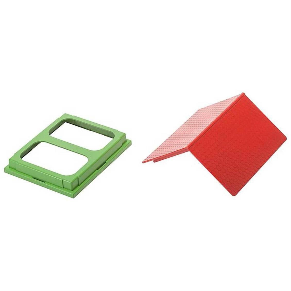 Faller 150400 1/87 Ölçek, Başlangıç Seti,Ek Bina 1,Boyanabilir, Plastik ve Karton Model Kiti