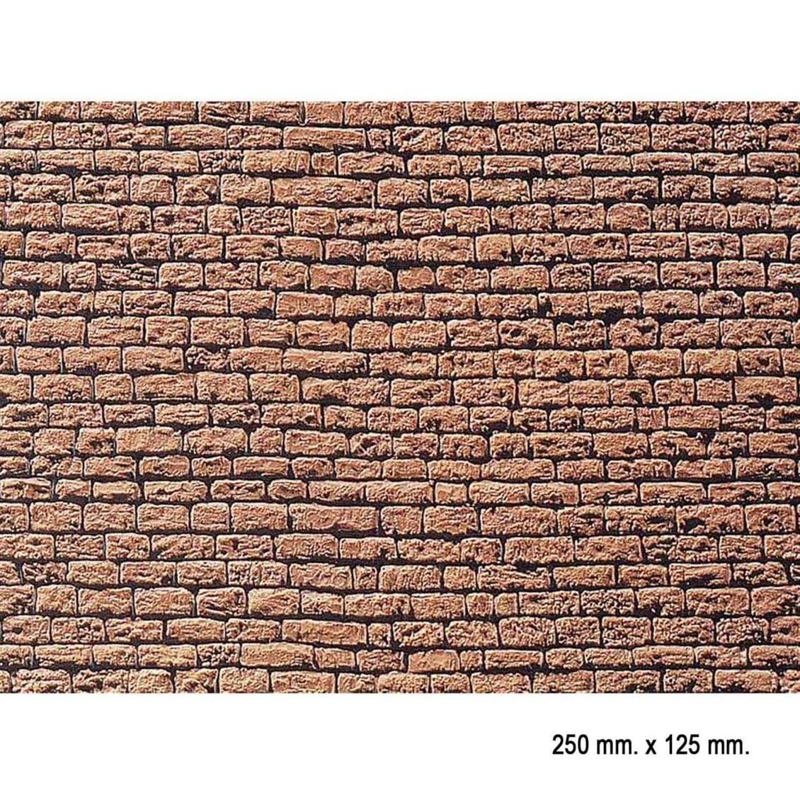 Faller 170620 1/87 Ölçek, Kireçtaşı Duvarı Desenli Dekor Levhası - 25 X 12,5 Cm.