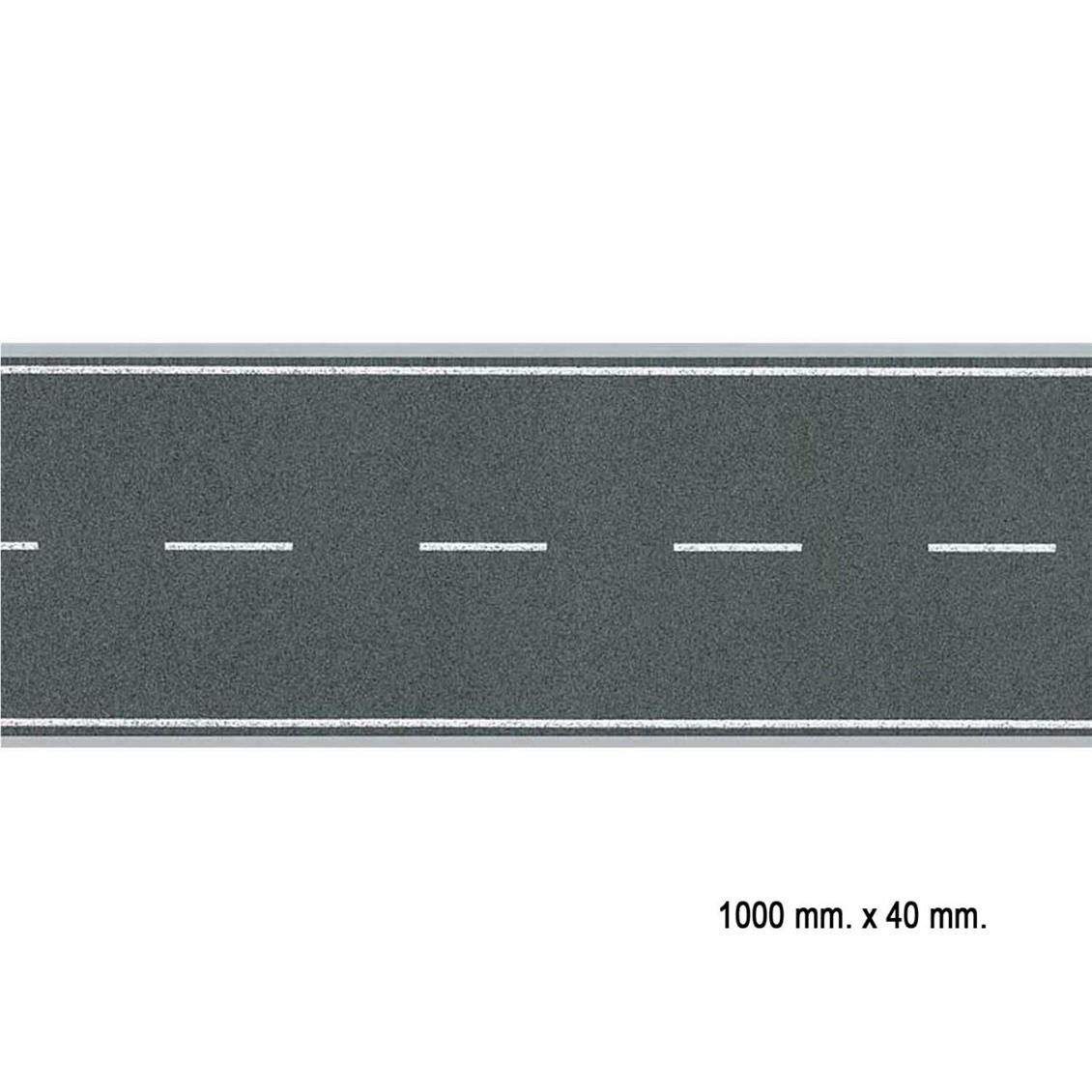 Faller 272458 1/160 Ölçek, Çift Şeritli Yol Dokusu, Flexıble, 4 X 100 Cm.