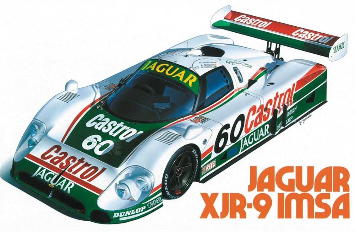 Hasegawa 20316 1/24 Ölçek, Jaguar XJR-9 IMSA (Limited Edition), Yarış Aracı Plastik Model Kiti