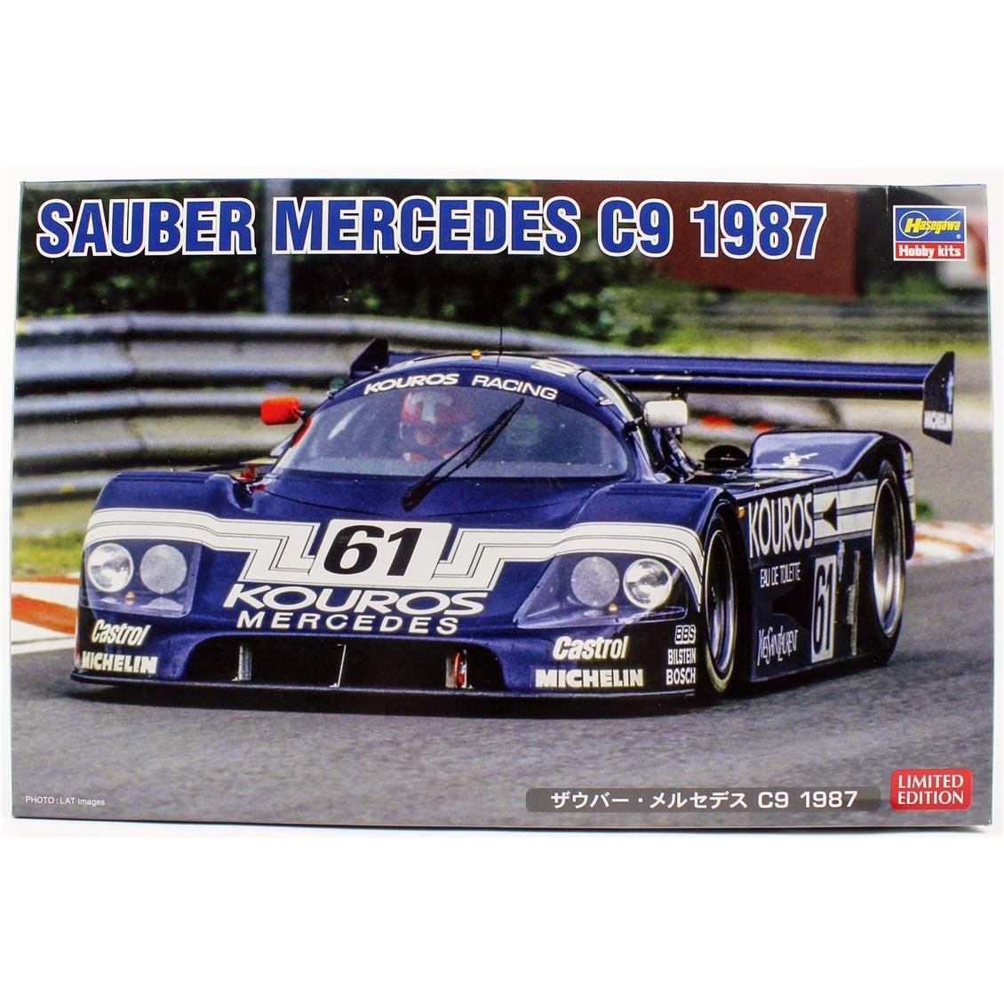 Hasegawa 20753 1/24 Ölçek, Sauber Mercedes C9 1987, Otomobil Plastik Model Kiti