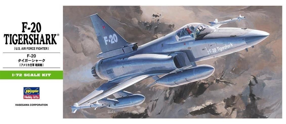 Hasegawa B3 233 1/72 Ölçek, F-20 Tigershark, Savaş Uçağı Plastik Model Kiti
