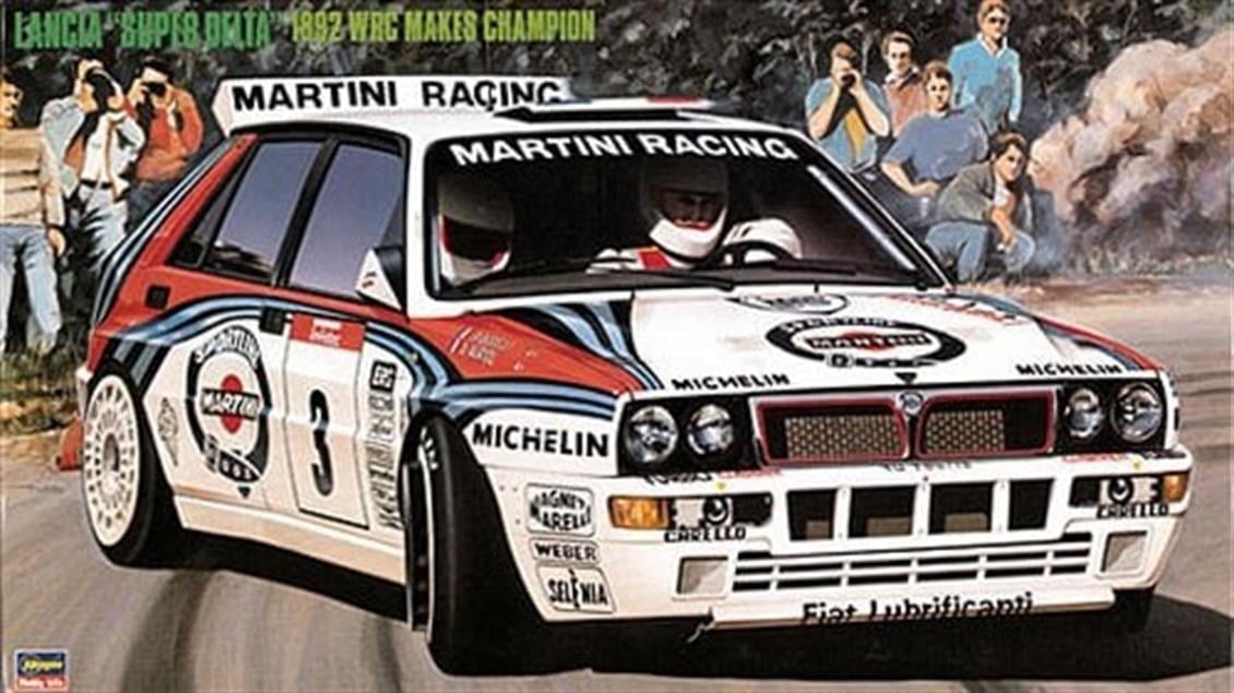 Hasegawa CR15 25015 1/24 Ölçek, Lancia Super Delta (92 WRC Champion), Yarış Aracı Plastik Model Kiti