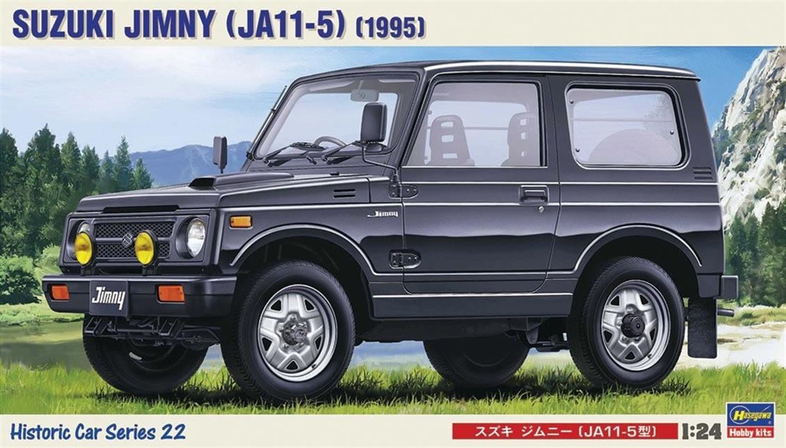 Hasegawa HC22 21122 1/24 Ölçek, Suzuki Jimny 1995 (JA11-5), SUV Araç Plastik Model Kiti