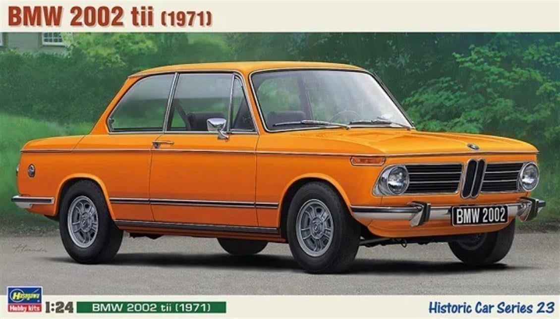 Hasegawa HC23 21123 1/24 Ölçek, BMW 2002 tii 1971, Otomobil Plastik Model Kiti