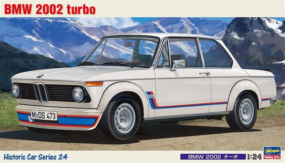 Hasegawa HC24 21124 1/24 Ölçek, BMW 2002 Turbo, Otomobil Plastik Model Kiti