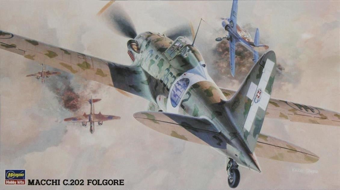 Hasegawa JT32 9132 1/48 Ölçek, Macchi C.202 Folgore, Savaş Uçağı Plastik Model Kiti