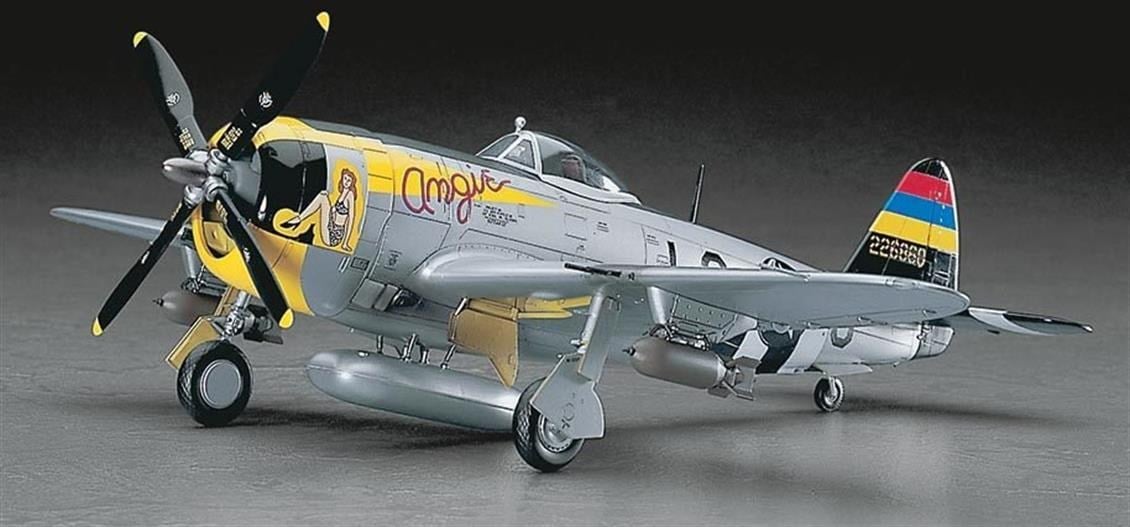 Hasegawa JT40 9140 1/48 Ölçek, P-47D-25 Thunderbolt, Savaş Uçağı Plastik Model Kiti