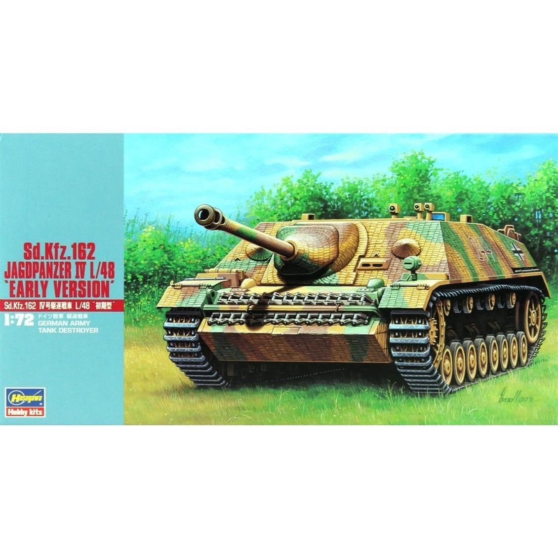 Hasegawa MT49 31149 1/72 Ölçek, Jagdpanzer IV Early Tanksavar Plastik Model Kiti