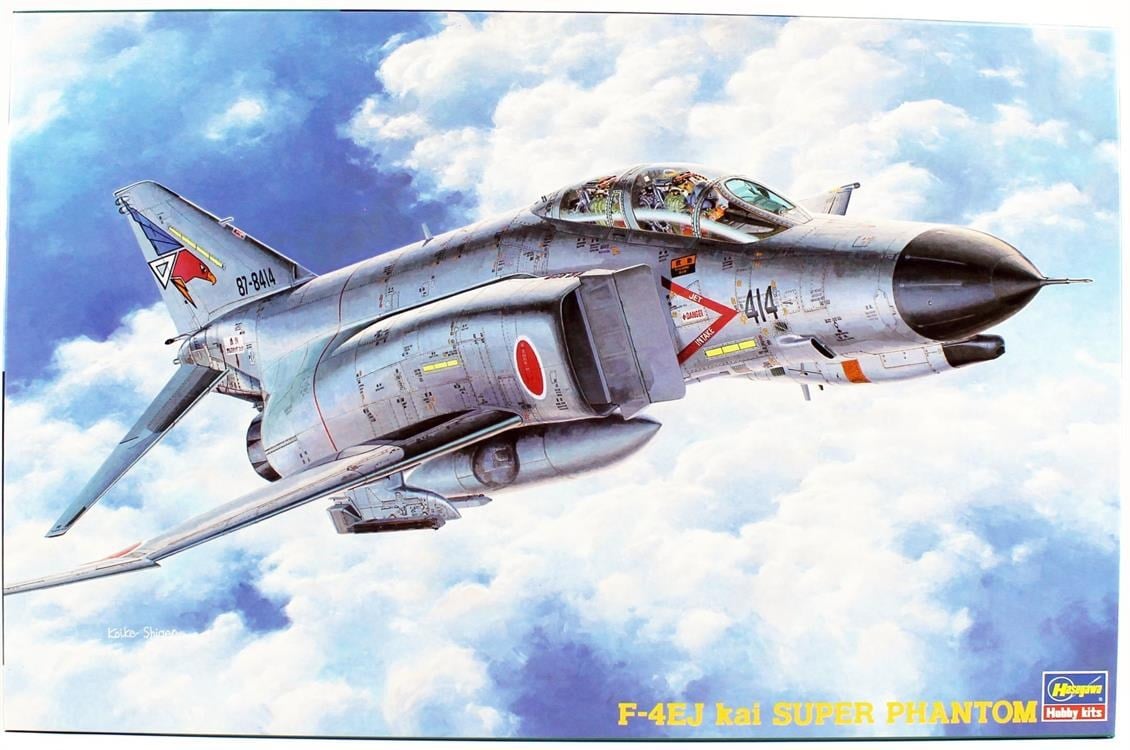 Hasegawa PT7 7207 1/48 Ölçek, F-4EJ KAI Phantom II (Super Phantom), Savaş Uçağı Plastik Model Kiti