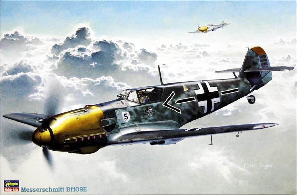 Hasegawa ST1 8051 1/32 Ölçek, Messerschmitt Bf109E, Savaş Uçağı Plastik Model Kiti