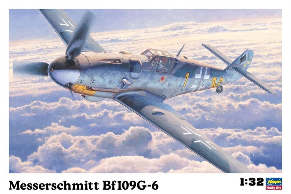 Hasegawa ST17 8067 1/32 Ölçek, Messerschmitt Bf109G-6, Savaş Uçağı Plastik Model Kiti