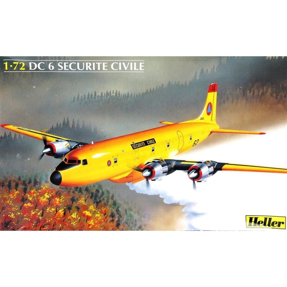 Heller 80386 1/72 Ölçek, Dc-6 Securıte Cıvıle
