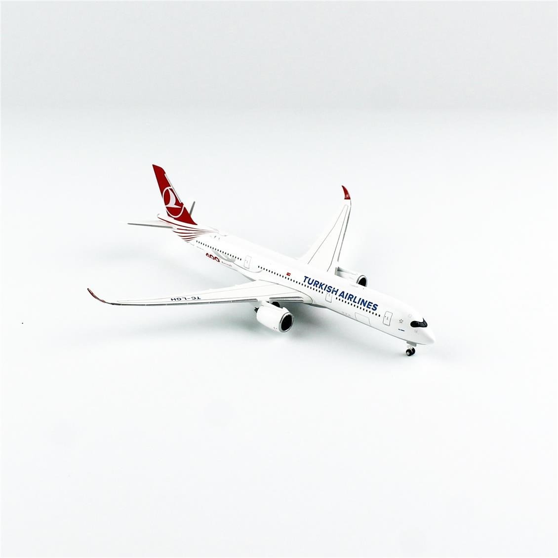 Herpa 537230 1/500 Ölçek, THY Airbus A350-900 (400th Aircraft)- TC-LGH (Tek Yürek), Metal, Sergilemeye Hazır Model Araç