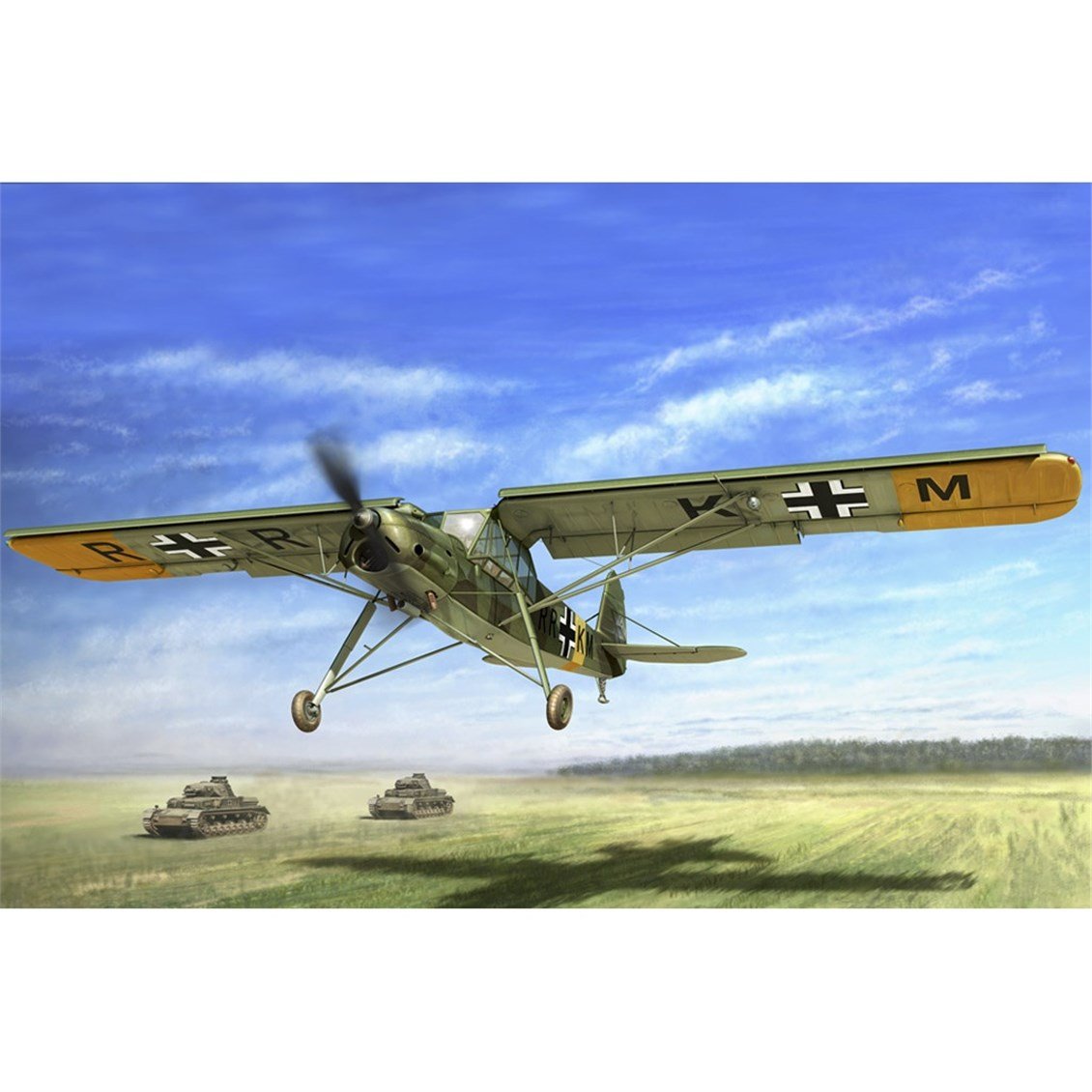 Hobbyboss 80180 1/35 Ölçek, Fieseler Fi-156 A-0/C-1 Storch Savaş Uçağı, Plastik Model Kiti